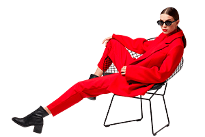 Moda Elegante Fashion color Rojo